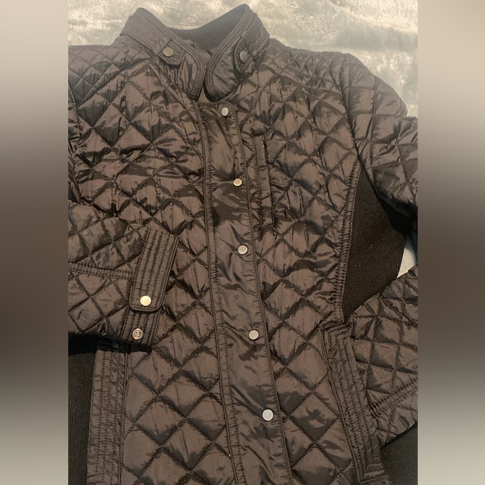 Zara Puff Biker Bomber Jacket